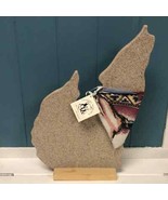 Vtg Grandma Michael’s Corian Cutting Board Coyote Shape w/ bandana on st... - $65.55 CAD