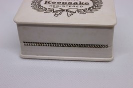Art Deco Vintage Ivory Celluloid Jewelry Box Genuine Keepsake Registered(km) - £53.54 GBP