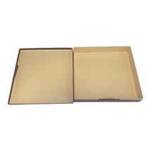 Louis Vuitton Large Brown Gift Box 14.5x13.75x2.75 Storage Packaging Case image 8