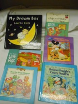 Lot 6 Children&#39;s Story Books Disney &amp; Muppets Fraggle Rock, 3 little pigs Mickey - £12.09 GBP