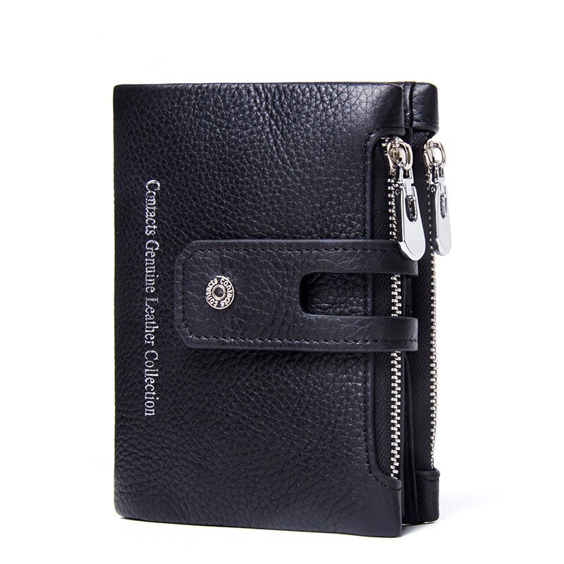Primary image for Contacts Leather Fashion Short Wallet Women Zipper mini  Coin Purse Mini card ho