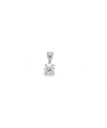 0.51 Cts Lab Grown Diamond Pendant SOLITAIRE PENDANT EF VS2 Solid 14K WH... - $6,084.02 MXN
