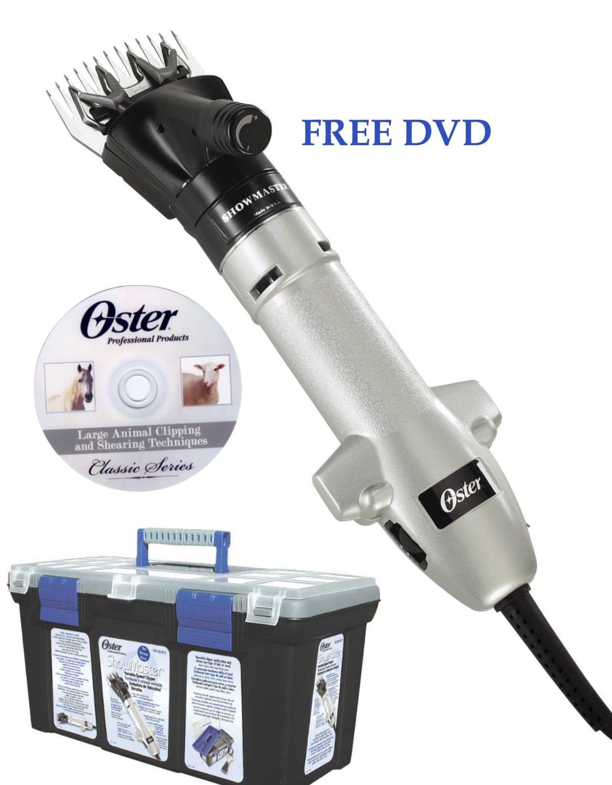 Oster SHOWMASTER Variable Sp Shearing Machine Clipper 78153-013 CryogenX Blade - $344.95