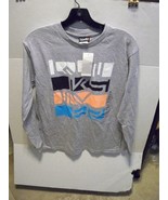 BOYS YOUTH KIDS QUIKSILVER GRAPHIC LONG SLEEVE TEE T SHIRT GRAY NEW $25  - $16.99