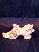 Hand Painted Porcelain Victorian High Heel Shoe - $10.00