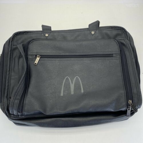 McDonald's Leather Briefcase Office Bag - $19.34