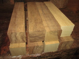 8 KILN DRY EXOTIC BLACK LIMBA TURNING BLOCK LATHE WOOD BLANK LUMBER 2&quot; x... - $36.58