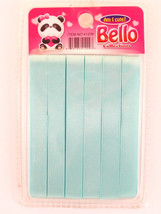 BELLO GIRLS LIGHT BLUE HAIR RIBBONS - 6 PCS. (41209) - £5.52 GBP