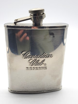 Vintage Canadian Club Reserve Hip Flask Stainless Steel Drink Bottle - £18.10 GBP