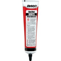 Christy&#39;s Red Hot Vinyl Adhesive, White, 5.25 oz Tube - £22.01 GBP