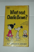 What Next Charlie Brown Book Peanuts Charles Schulz Fawcett Crest Paperback - £11.95 GBP