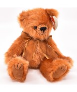 TY Attic Treasures Collection Clay Orange Fuzzy Posable Teddy Bear Plush... - £4.74 GBP