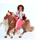 Just Play Hairmazing Doll &amp; Horse Set  6 1/2&quot; Kids Barbie Accessories - £7.39 GBP