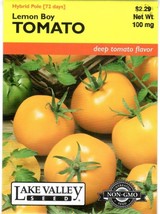 SKMO Tomato Lemon Boy Vegetable Seeds Lake Valley  - $8.32