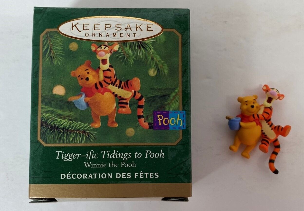 Hallmark Keepsake Ornament, Tigger-ific Tidings to Pooh, Winnie the Pooh, 2000 - £11.73 GBP