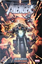 THE AVENGERS Harley-Davidson Marvel Movie Promo Poster with Captain America 2012 - £18.63 GBP