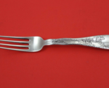 Lap Over Edge Acid Etched By Tiffany Sterling Dinner Fork w/ bird on bra... - $503.91
