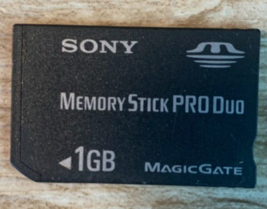 Sony 1GB Memory Stick PRO Duo Card: MSX-M1GST Magic Gate - $5.93