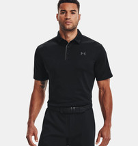 New Under Armour Tech Polo Men&#39;s Black, Extra Large (XL), Golf Father&#39;s Day Gift - £26.34 GBP