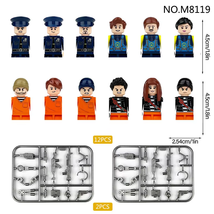 12Pcs Modern City Policeman minifigures Building Blocks Toys M8119 - $27.99