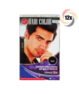 12x Packs Universal Men&#39;s Black Quality Permanent Color Hair Dye | #883 - $30.32