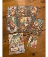 Christmas Gnomes Junk Journal Pocket - $145.58 MXN