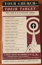 Your Church---Their Target: What&#39;s Going on in the Protestant Churches [Mass Mar - £10.18 GBP