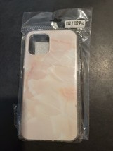iPhone 12 Case - Stylish Pink Polished Marble Phone Cover - £10.11 GBP