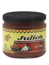 Julios hot salsa with Julios seasoning bundle. 1 of each. low carb - £27.22 GBP