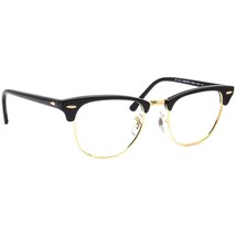 Ray-Ban Sunglasses Frame Only RB 3016 Clubmaster W0365 Black/Gold Italy ... - $139.99