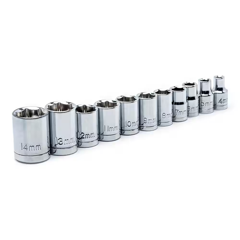 1/4 In. and 3/8 In. Stubby Ratchet and Socket Set (46-Piece) Item image 5