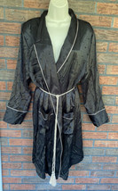 Victoria&#39;s Secret Robe Large Long Sleeve Silky Tassel Tie Front Pockets ... - £13.66 GBP