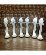 Lot 3x 2011 LEMAX Spooky Town Ghost Lamp Posts  Retired 14335 Street Lig... - £35.03 GBP