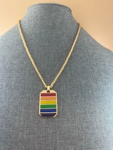 PROSTEEL Stainless Steel/925 Sterling Silver Necklace, LGBT Gay Pride Jewelry... - £18.48 GBP