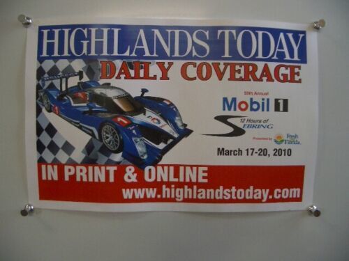 Primary image for Highlands Today 12 Hours Of Sebring Poster March 17 2010 FN