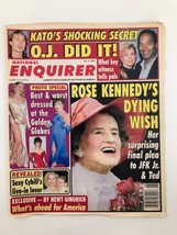 National Enquirer Magazine February 7 1995 Rose Kennedy&#39;s Dying Wish No Label - £15.14 GBP