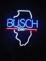 New Busch Beer Illinois Light Neon Sign 24&quot;x20&quot; - $249.99