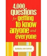 4,000 Questions for Getting to Know Anyone by Kipfer - Great Zoom Conver... - $45.91 MXN