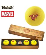 Volvik Vivid Marvel Iron Man Gift Set with 4 Golf Balls Hat Clip and Marker - $45.70