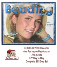 Bead-a-Day 2008 Beading Calendar Beading Kit original box (pre-owned) - $21.95