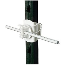 Gallagher G682134 20-Pack T-Post Universal Electric Fence Insulator, White - £24.44 GBP