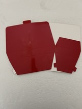 RED ONE LAYER BALLOTIN BOX CASE 7-1/2in x 4 in x 1-1/8in.  1/2 lb *Set o... - £53.98 GBP