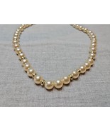 Pearl Fashion Costume Jewelry Necklace, Clasp, Silver/Pearl, 25&#39;&#39; - $9.99