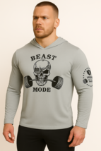Beast Mode Mens Activewear Lightweight Long Sleeve Fitness Hooded Shirt,... - $27.00