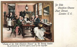 London England~Toddy At Ye Olde Cheshire Cheese&quot; By W. Dendy Sadler~Postcard - £7.10 GBP