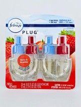 Febreze Plug In Scented Refills Berry Bramble 2ct Limited Fruity Summer - $14.46