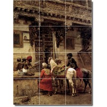 Edwin Weeks City Painting Ceramic Tile Mural BTZ09575 - £94.80 GBP+