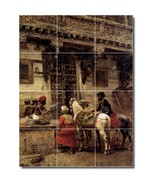 Edwin Weeks City Painting Ceramic Tile Mural BTZ09575 - $120.00+