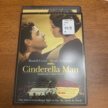 Cinderella Man (Dvd, 2005, Widescreen) With Slip Cover Russell Crowe New - $5.34