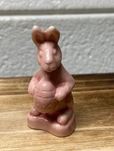 Wade England Figurine Pink Easter Bunny Rabbit with Egg - £4.55 GBP